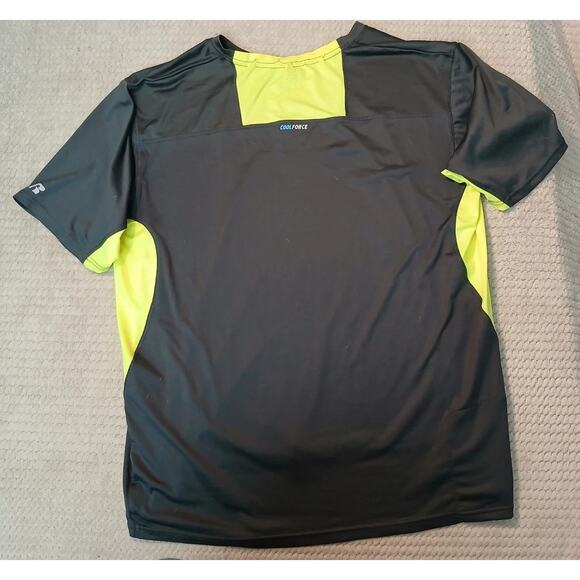 Russell Athletic Shirt XL Black Lime Short Sleeve Dri-Power Cool Force Biking - Picture 16 of 16